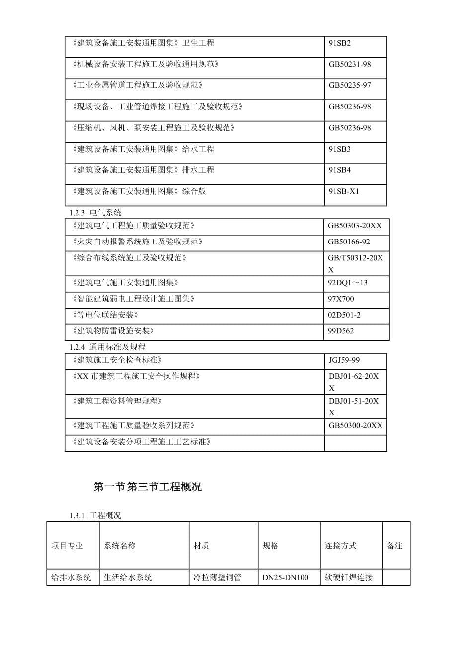 金融大厦机电工程施工组织设计_第5页