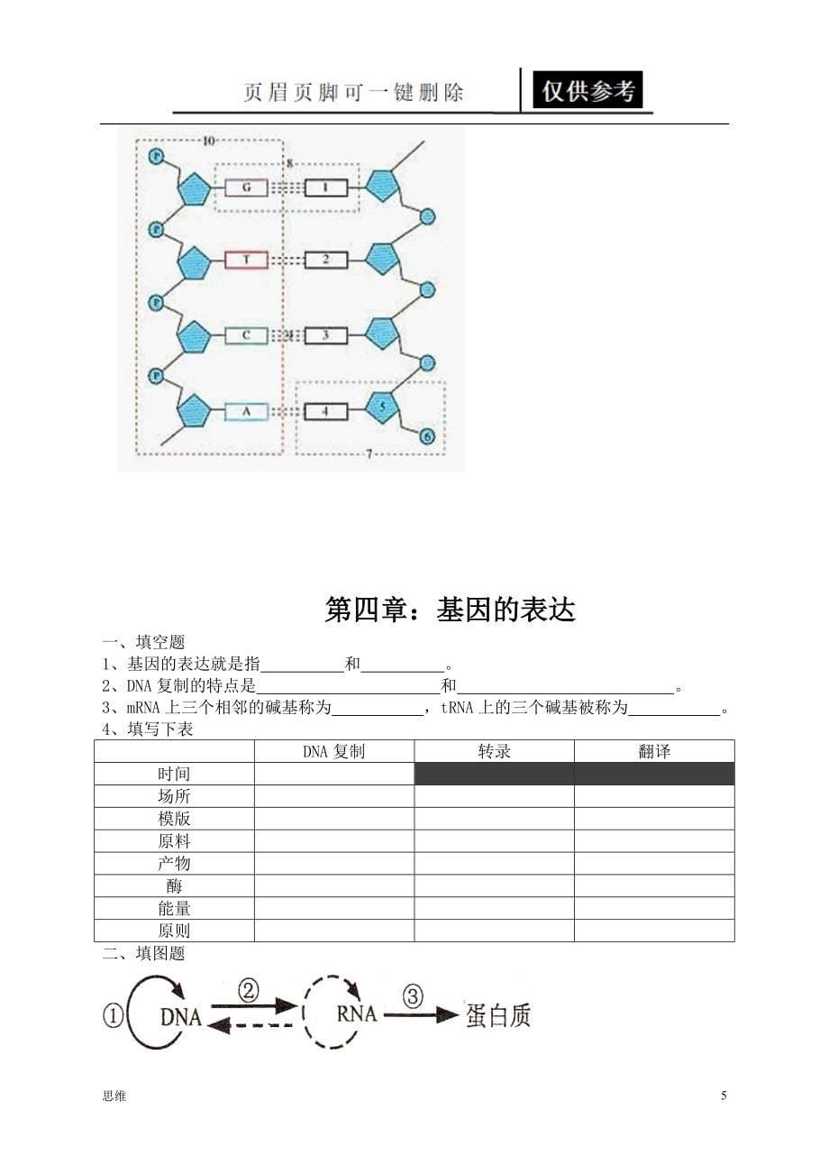 生物必修二学考必背知识点[教资材料]_第5页