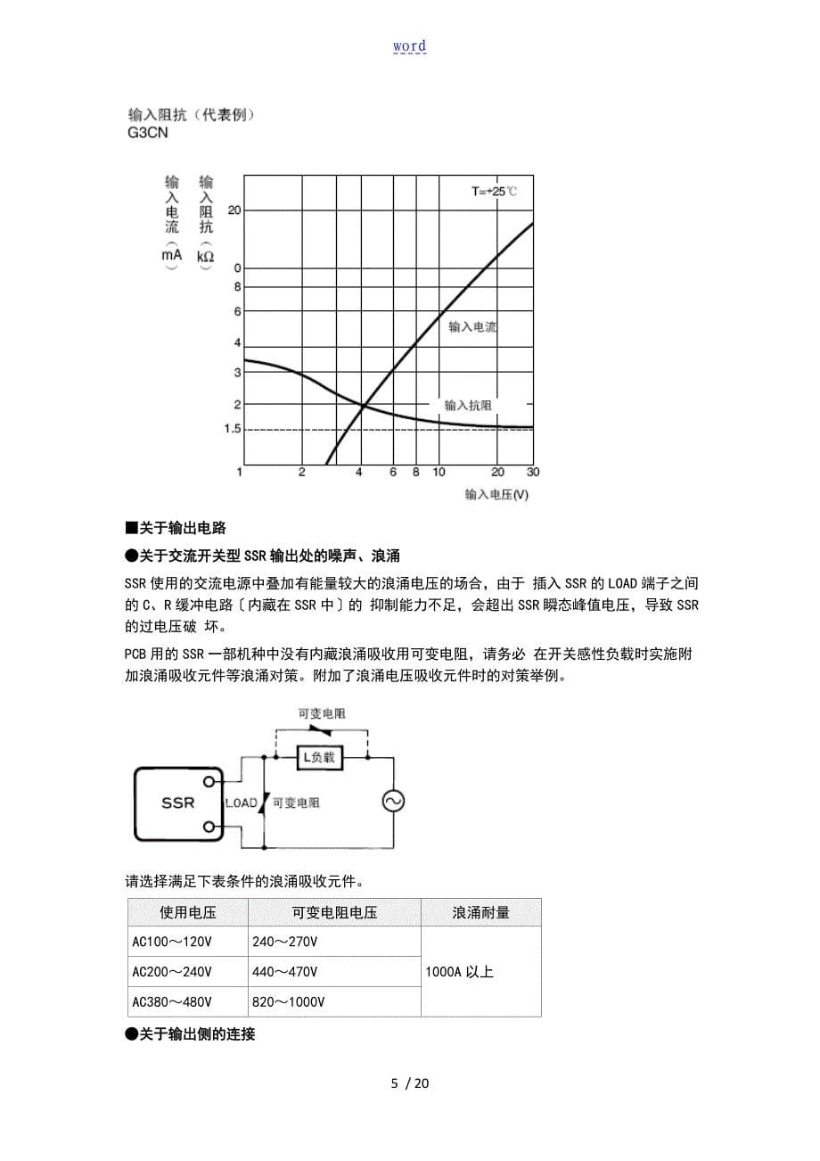 欧姆龙固态继电器使用注意事项_第5页