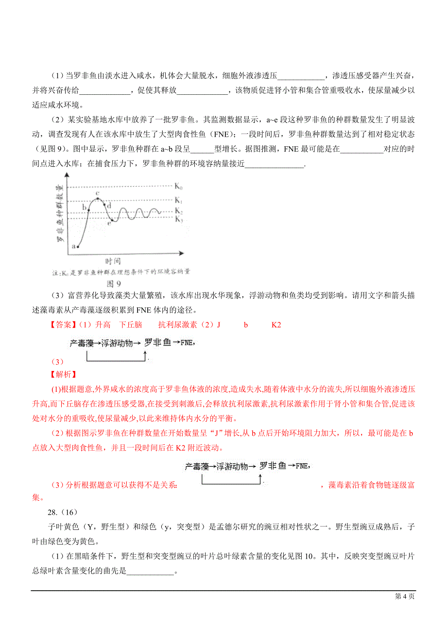 2012年广东省高考生物试题及解析.doc_第4页