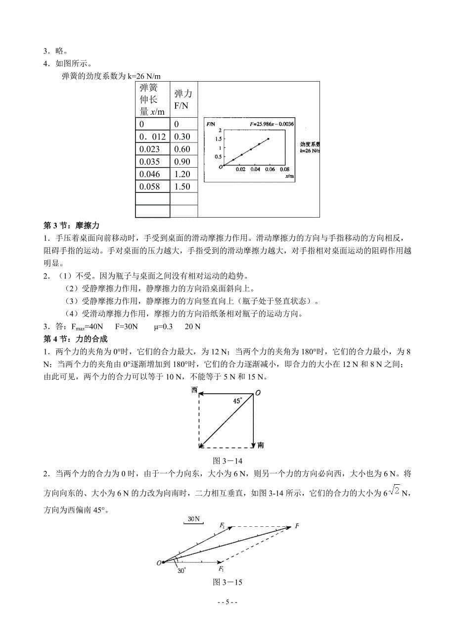 人教版高中物理必修一课后练习答案详解.doc_第5页