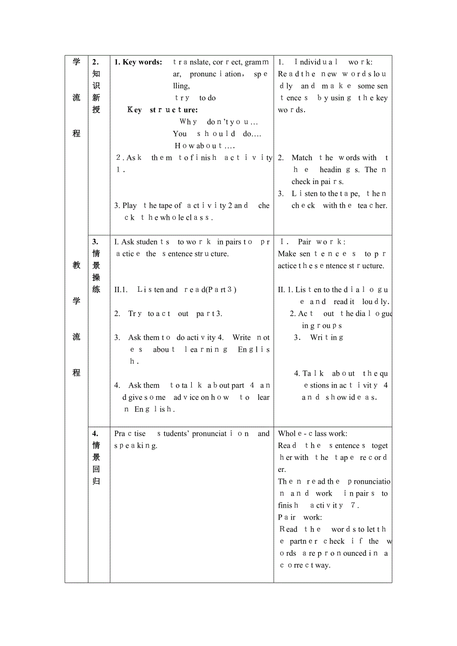 module1howtolearnenglish教案外研社八年级上初中英语_第2页