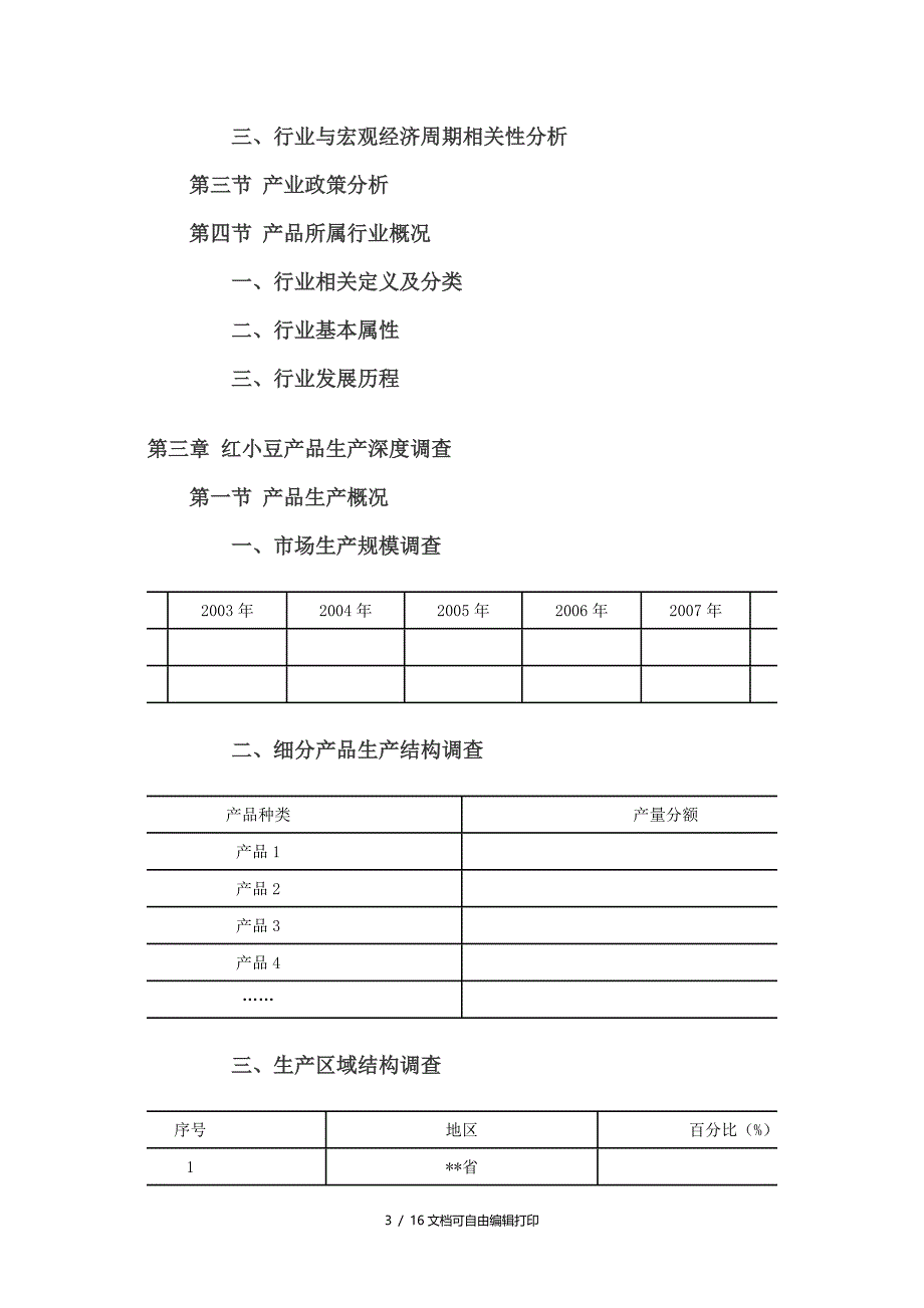 中国红小豆市场调查报告_第3页