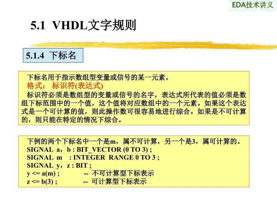 第五章VHDL语言的对象和数据类型及运算操作符_第5页