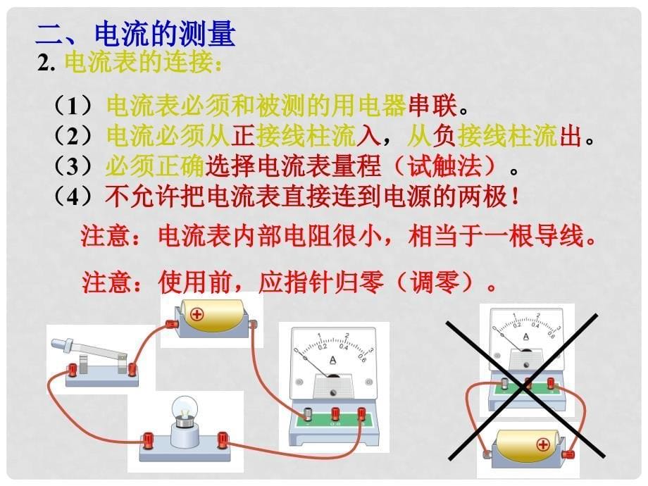 九年级物理全册 15 第4节 电流的测量课件 （新版）新人教版_第5页