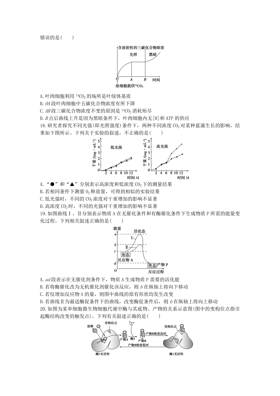 湖南省郴州市湘南中学2019届高三生物上学期期中试题_第4页