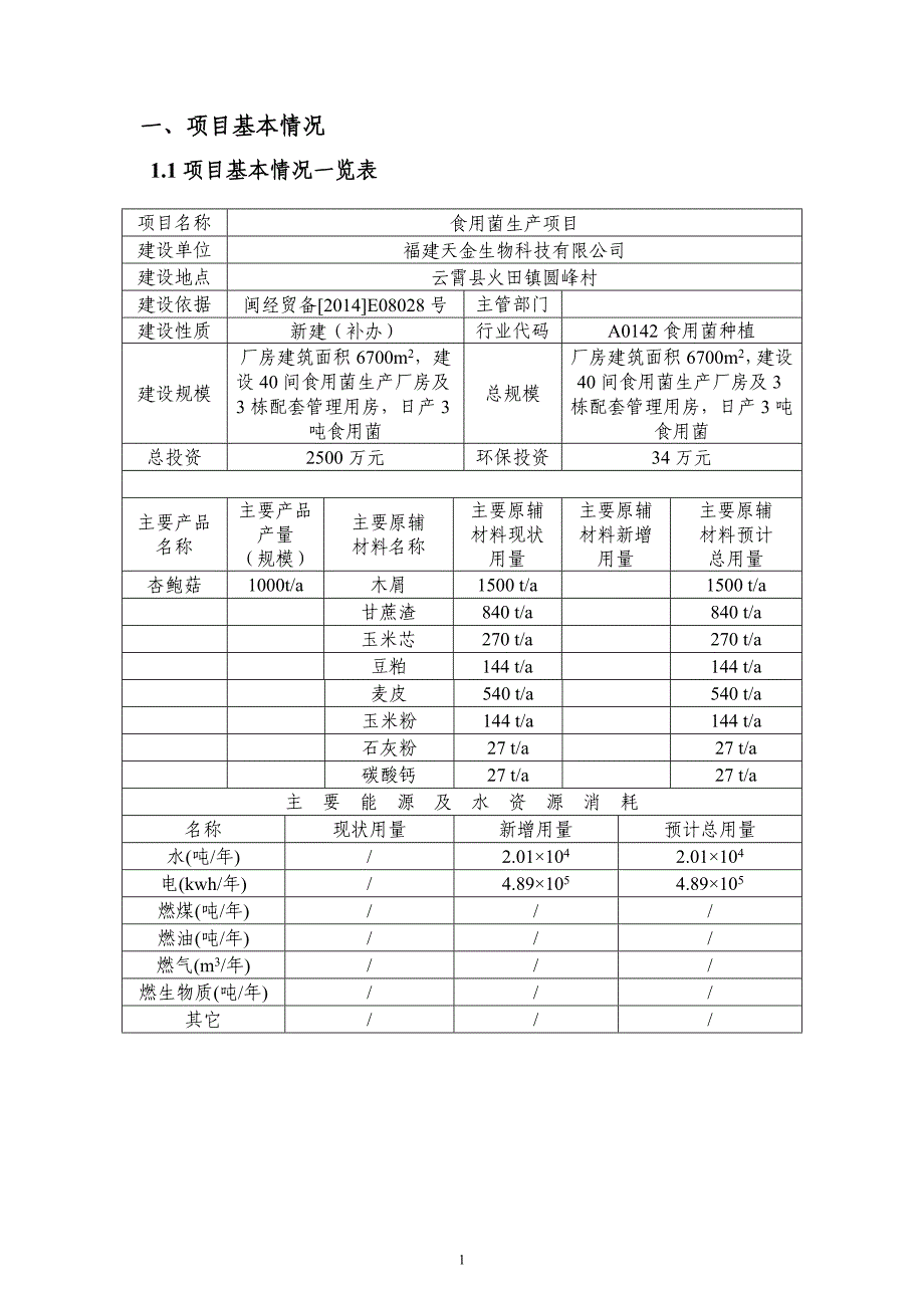 食用菌生产项目环评报告.doc_第3页