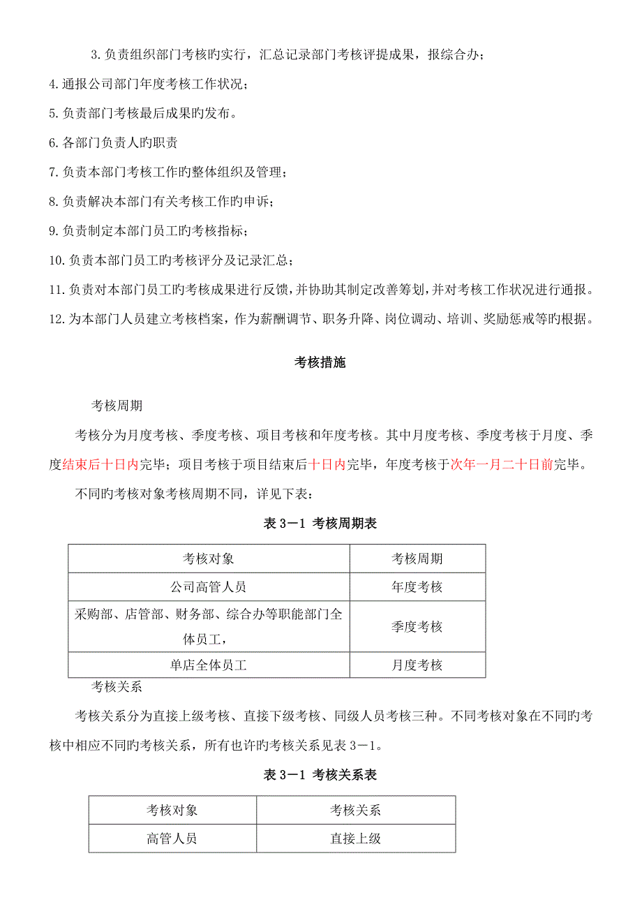 南京公司绩效考评管理新版制度_第3页