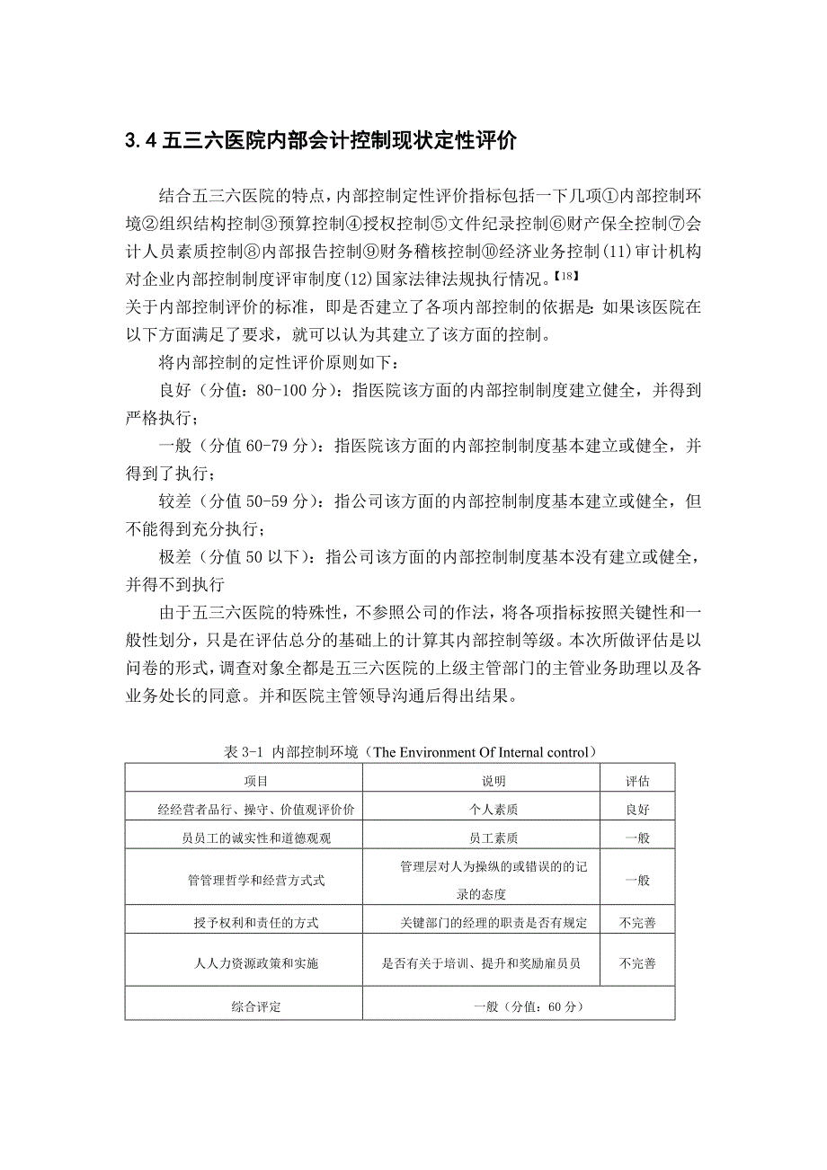 医院内部控制定性评价标准_第1页