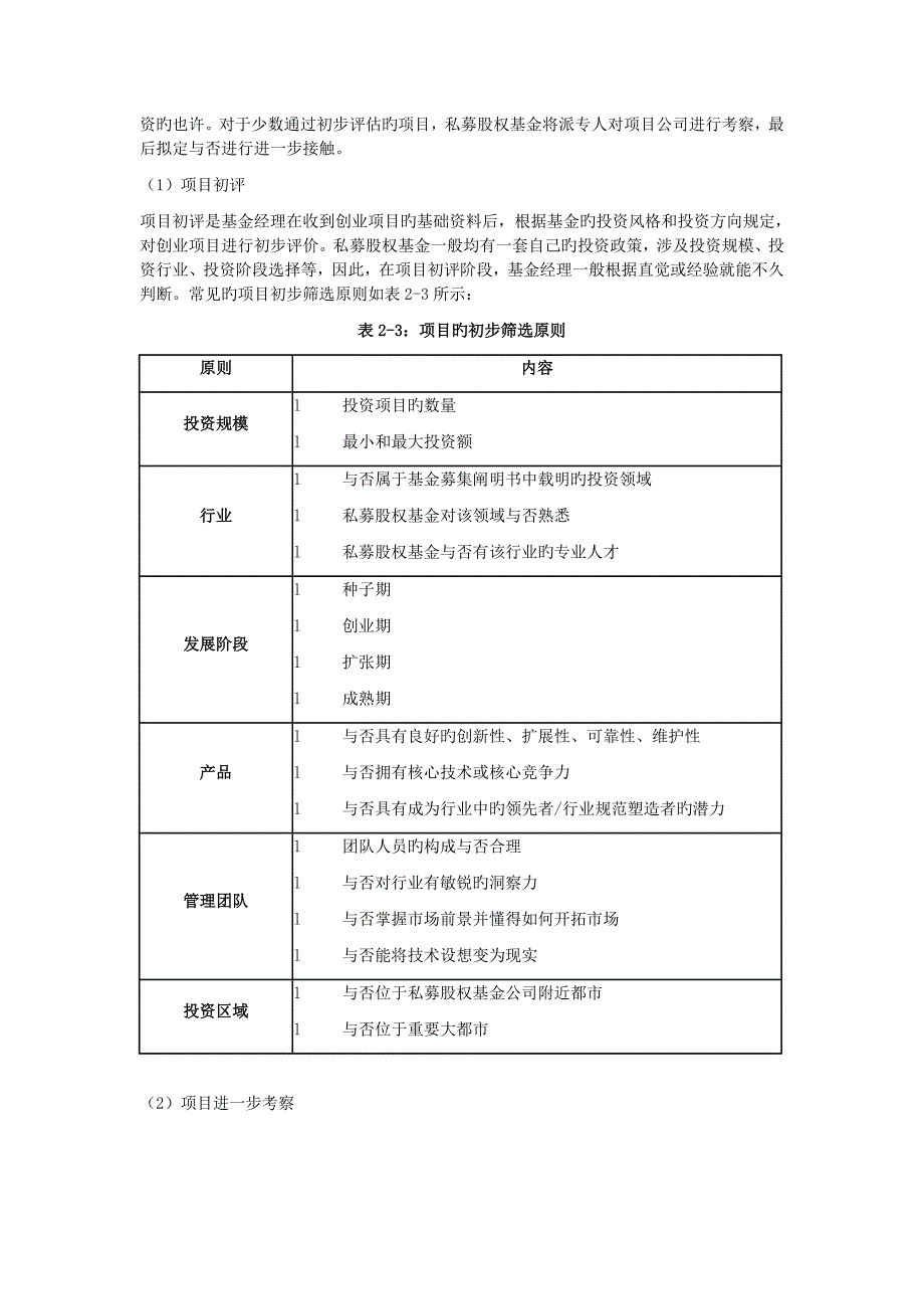 私募股权投资项目流程_第2页