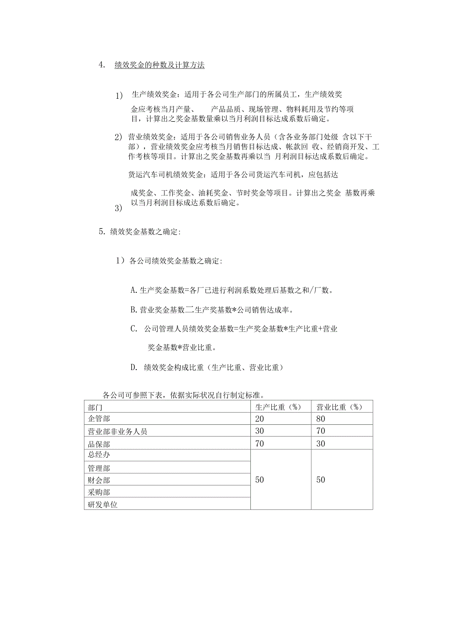 4种绩效奖金、年终奖金发放办法_第3页