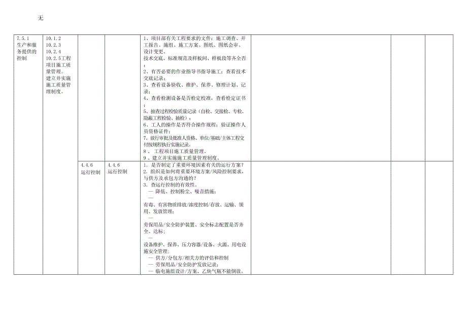 内部审核检查表_第4页