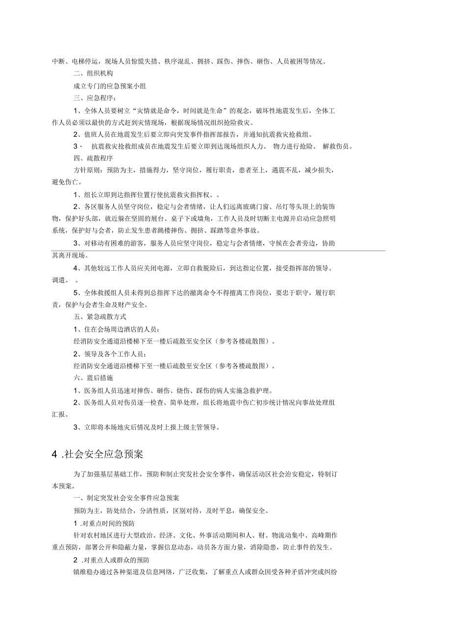 活动安保方案_第5页