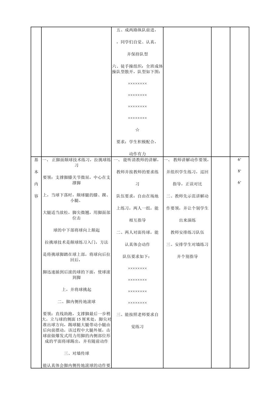 足球教学教案_第3页