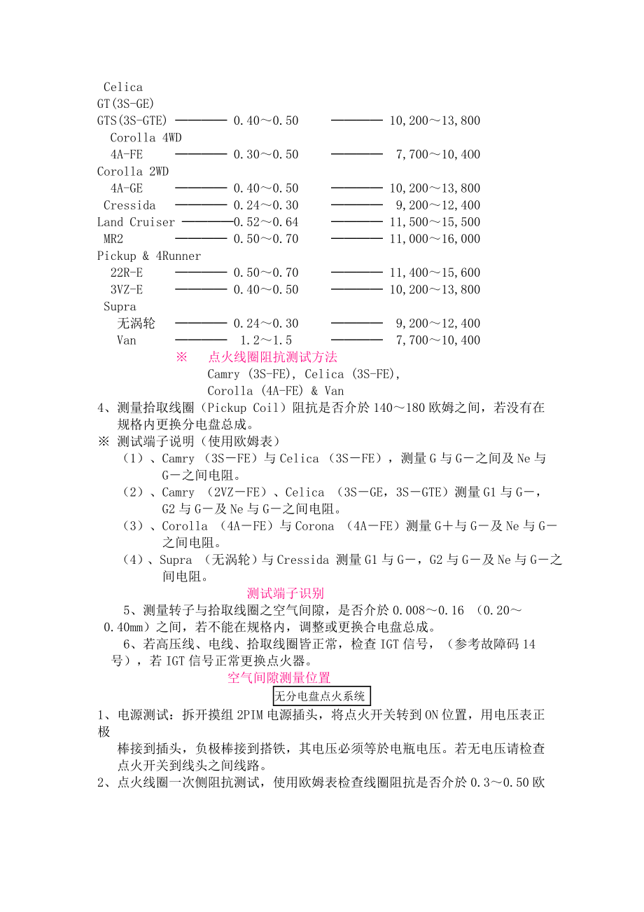 精选丰田车系中文汽车维修资料库_第2页