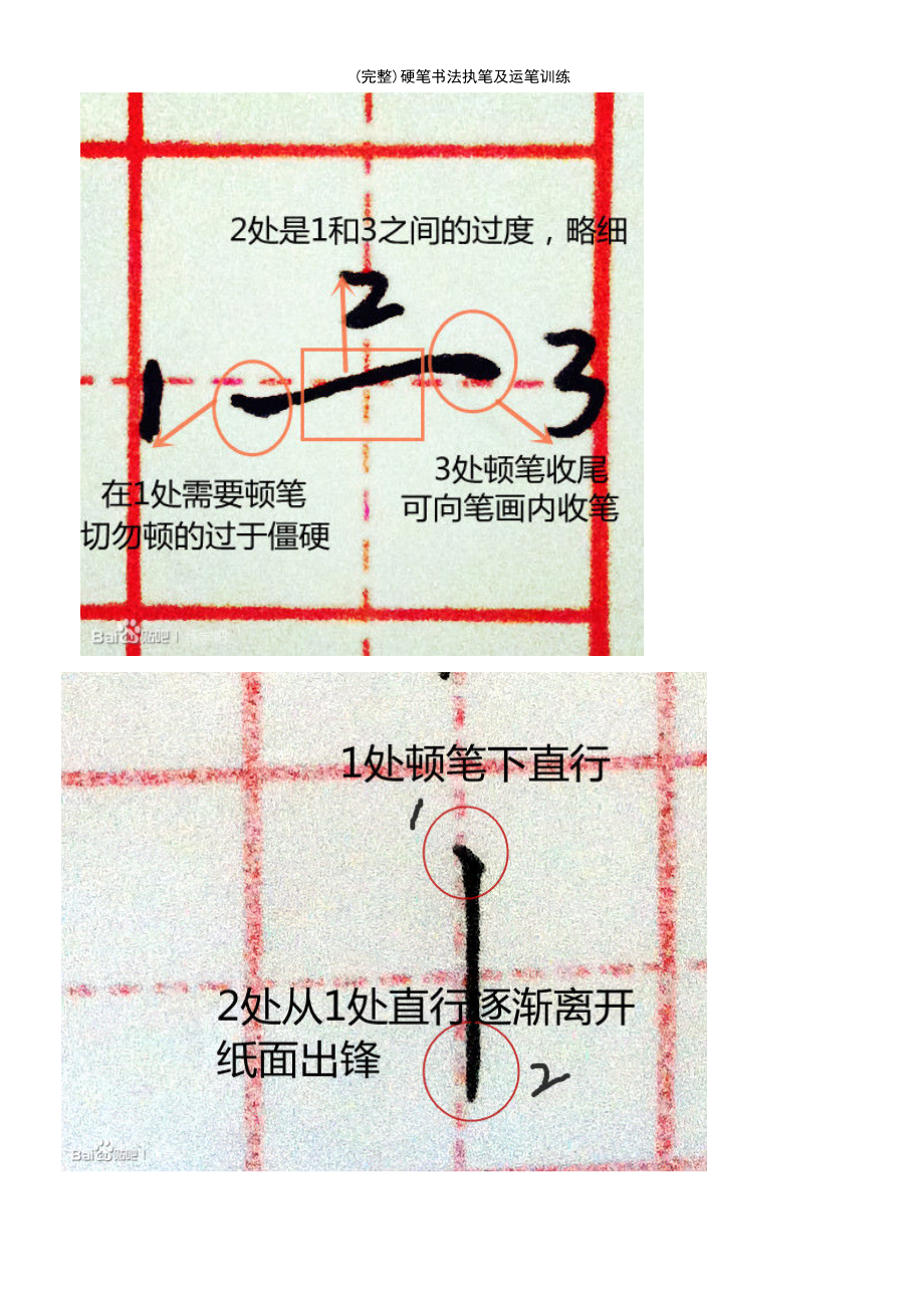 (最新整理)硬笔书法执笔及运笔训练_第4页