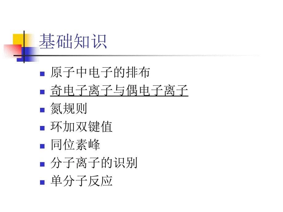 有机质谱谱图解析及应用-32页PPT课件_第5页