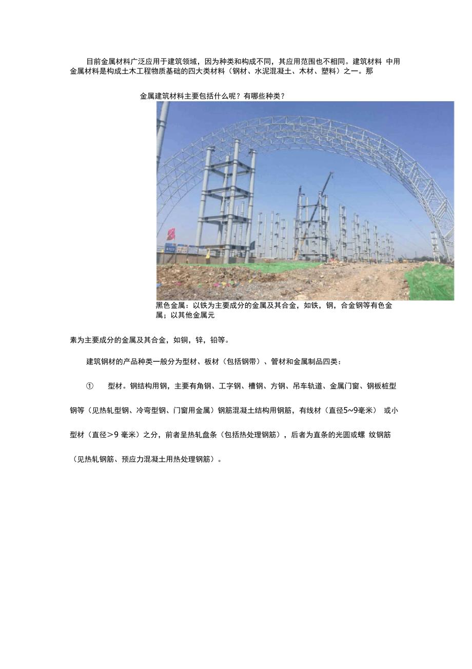 金属建筑材料的种类_第1页