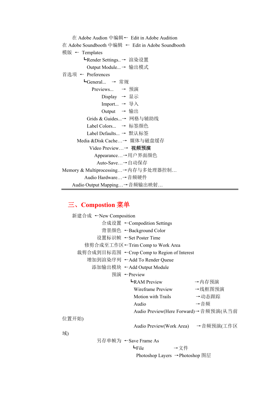 AECS4中英文对照最全包括菜单和特效很齐全_第3页