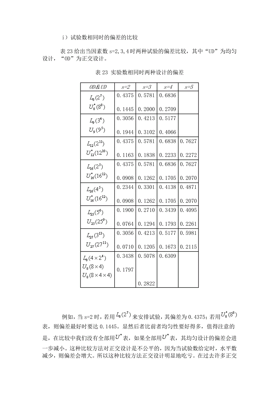 均匀设计和正交设计的比较_第2页