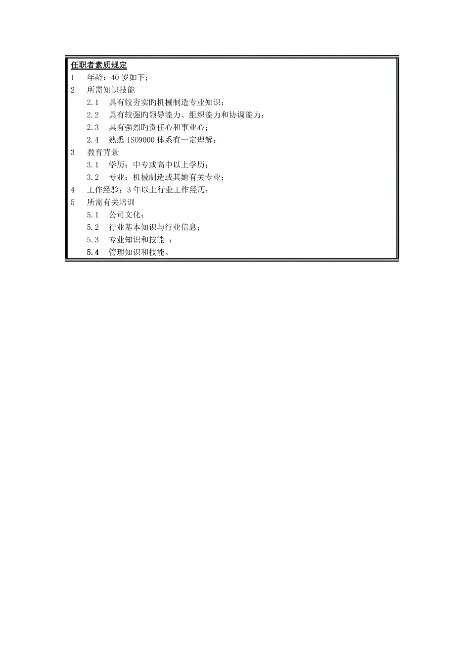 装配车间主任岗位基本职责说明_第2页