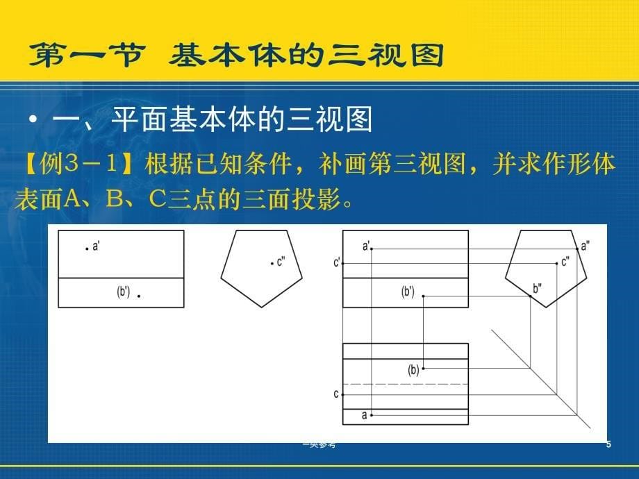 机械制图-基本体的三视图及其截交线、相贯线的画法#高级教学_第5页