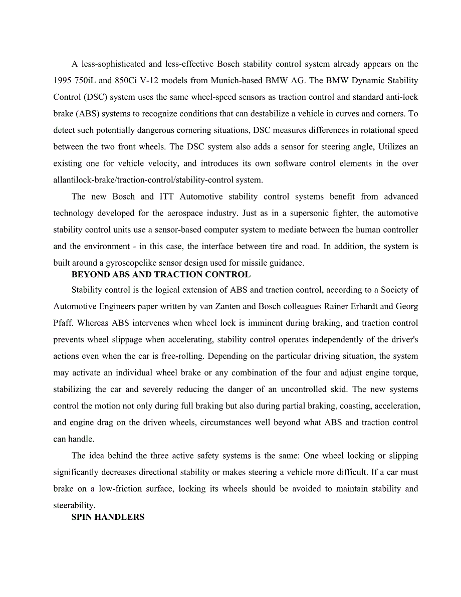 外文翻译=汽车的转向控制=4300字符_第3页