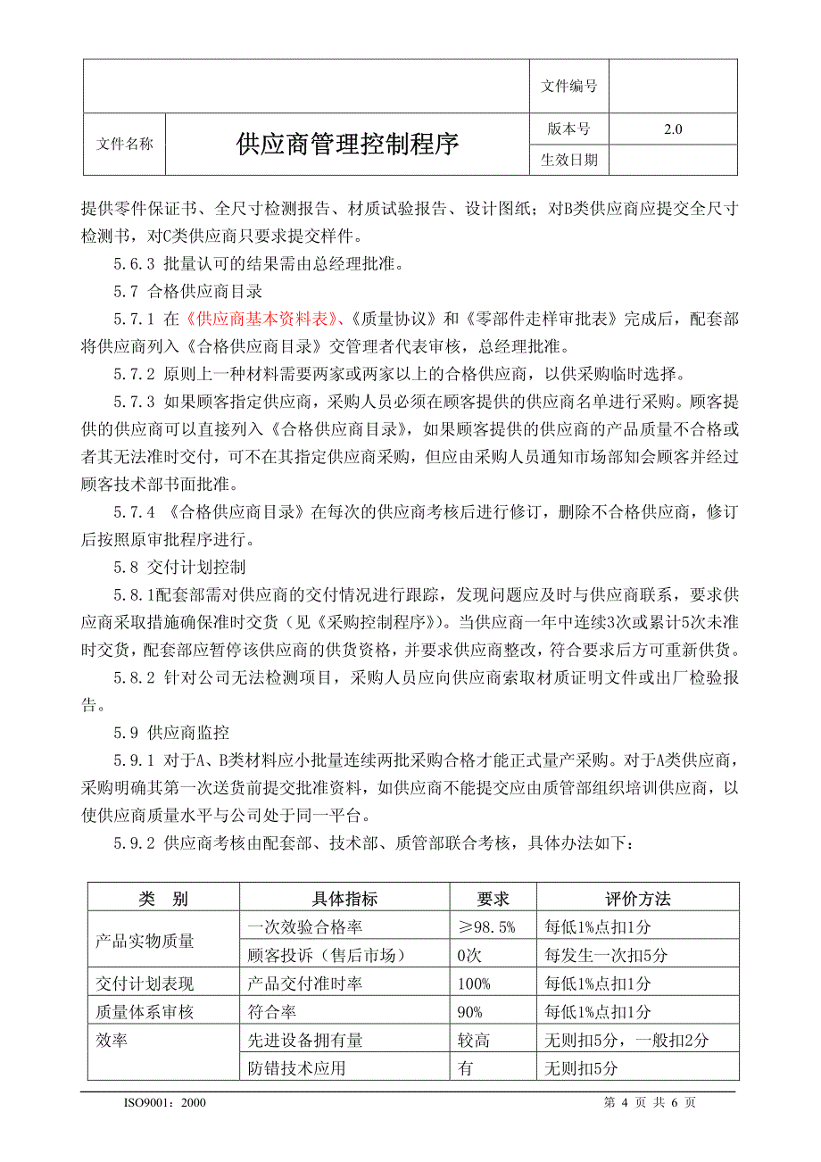 11供应商管理控制程序741_第4页