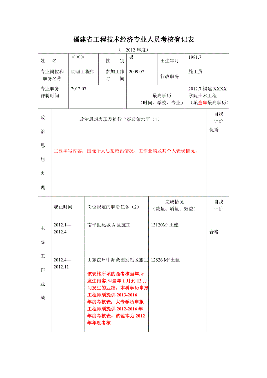 年度考核表-范本.doc_第1页