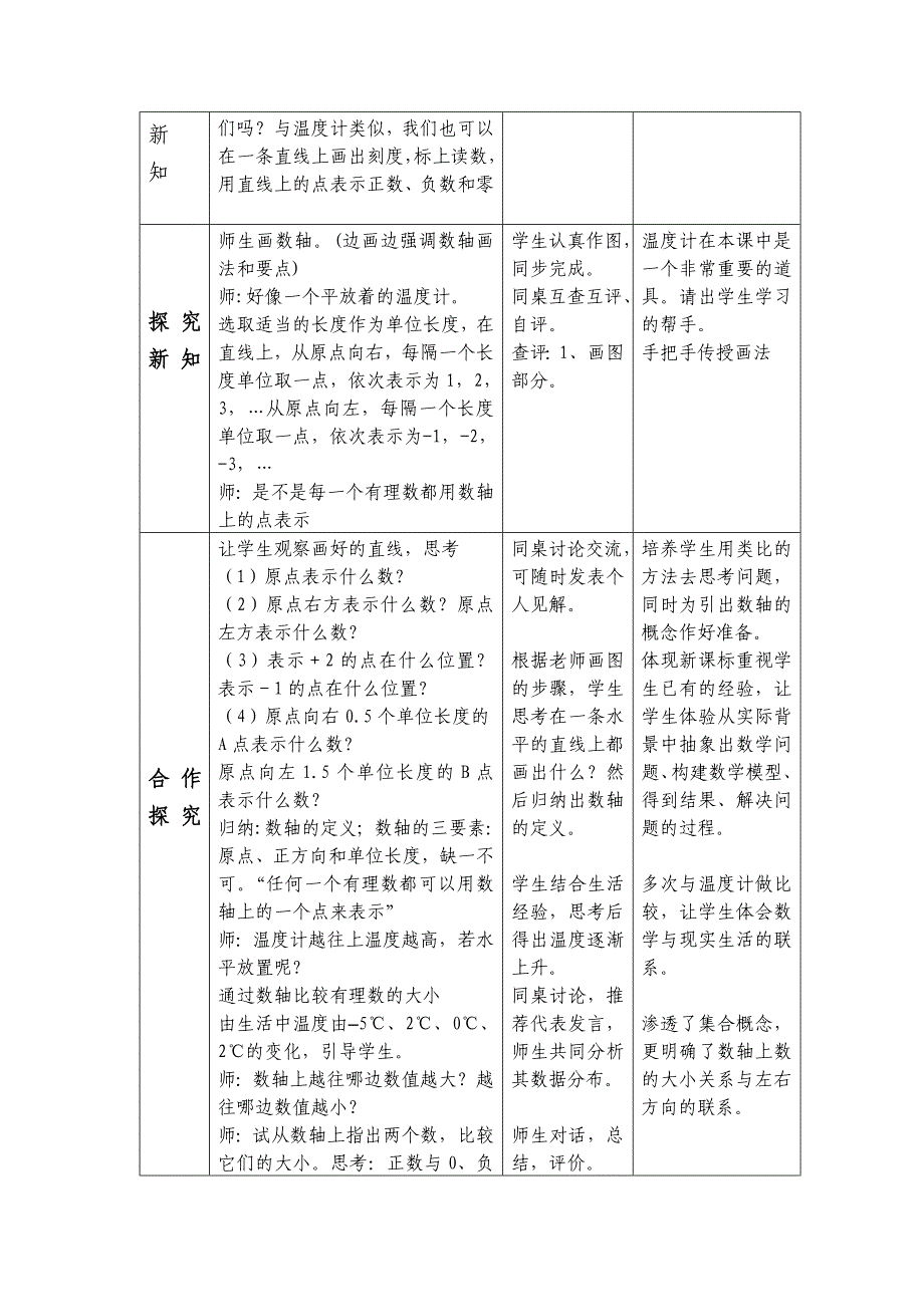 数轴教学设计第一课时.doc_第3页