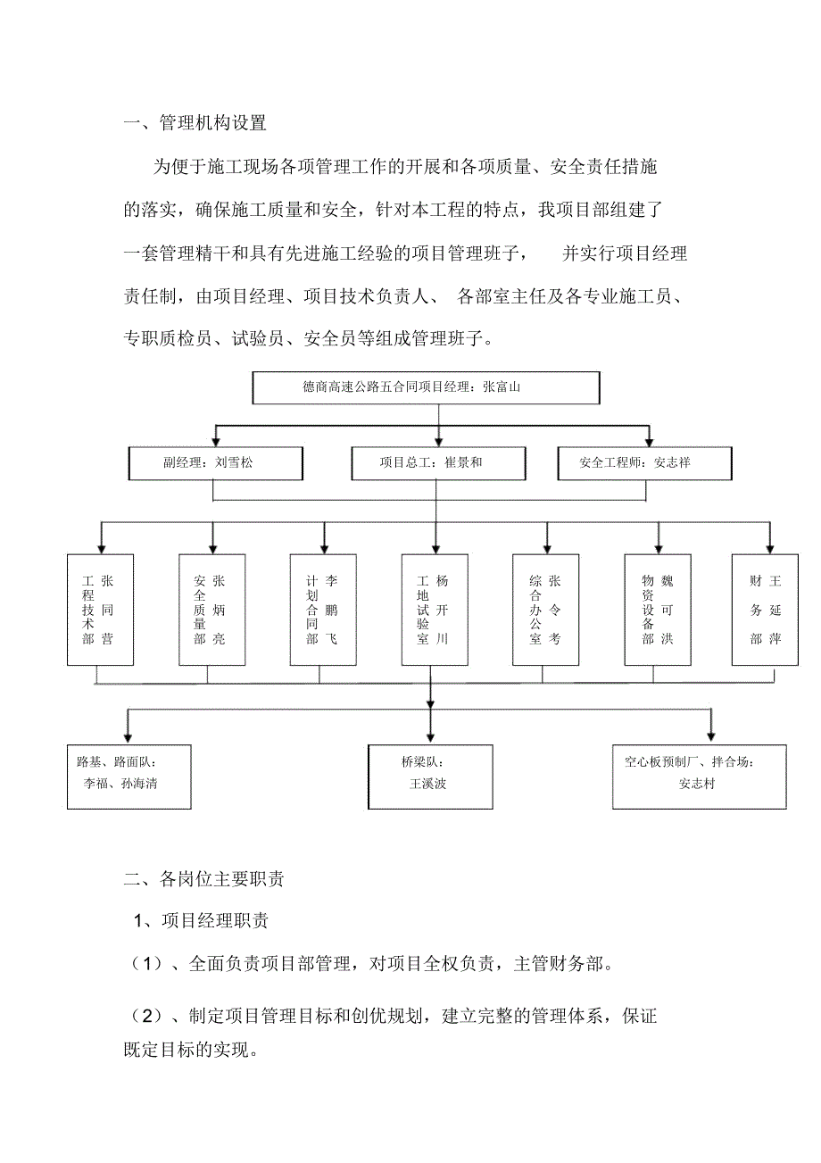 施工现场组织管理机构_第1页