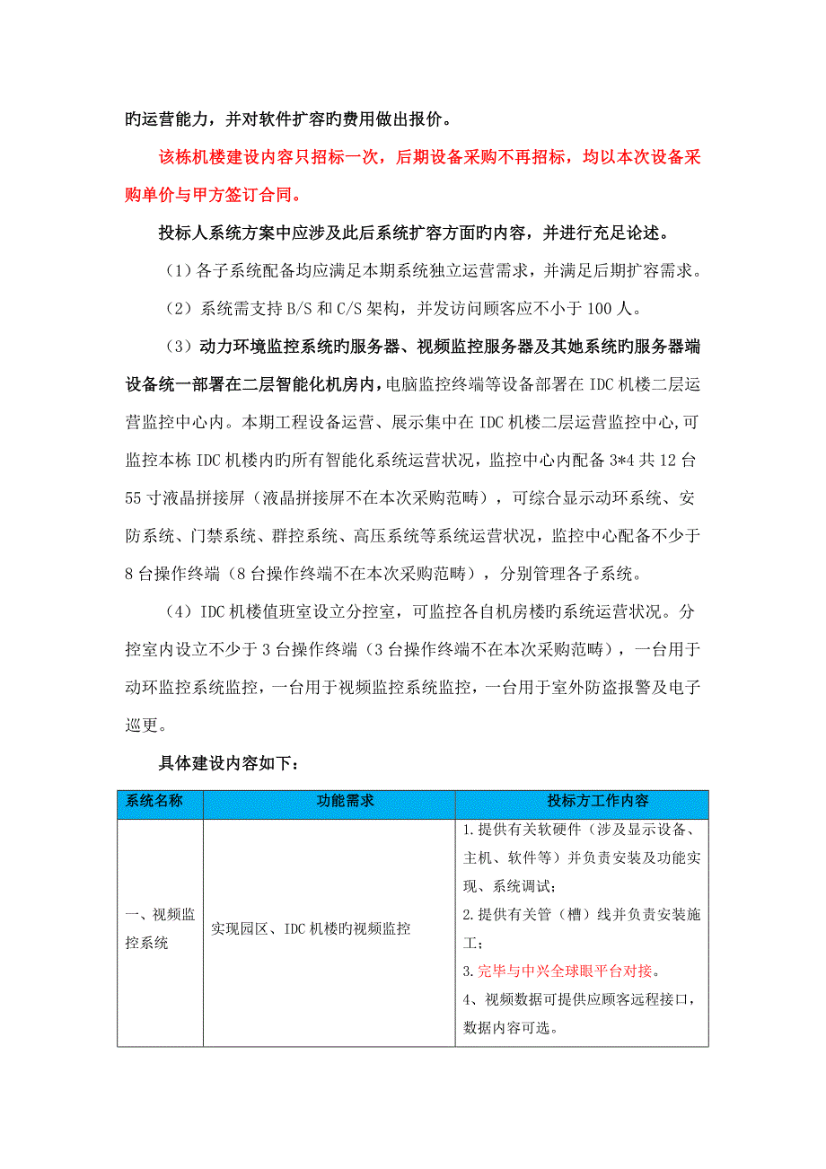 云数据中心动力环境监控系统及机房配套智能化系统采购专项项目重点技术基础规范书_第4页