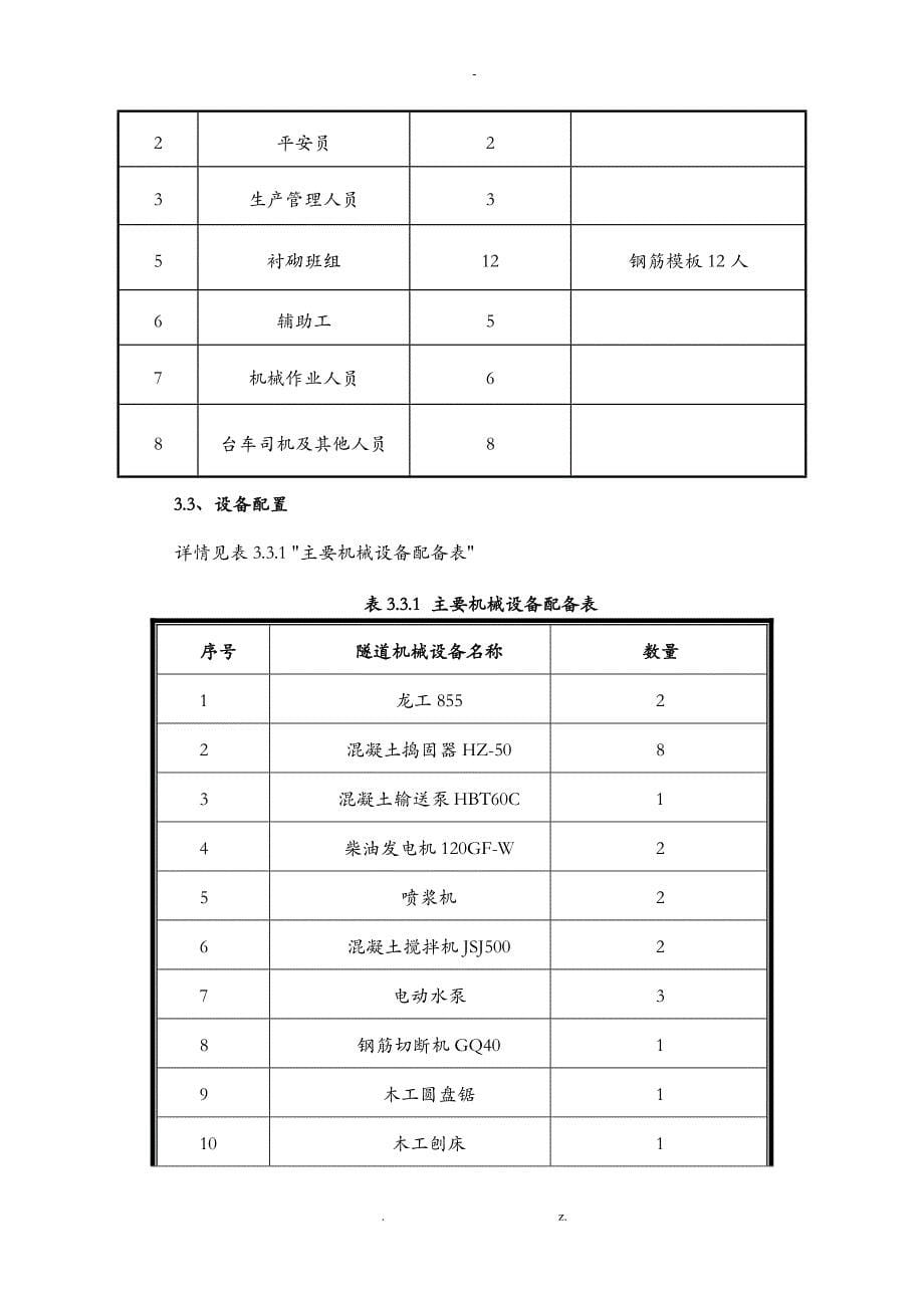 明洞衬砌建筑施工组织设计及对策_第5页