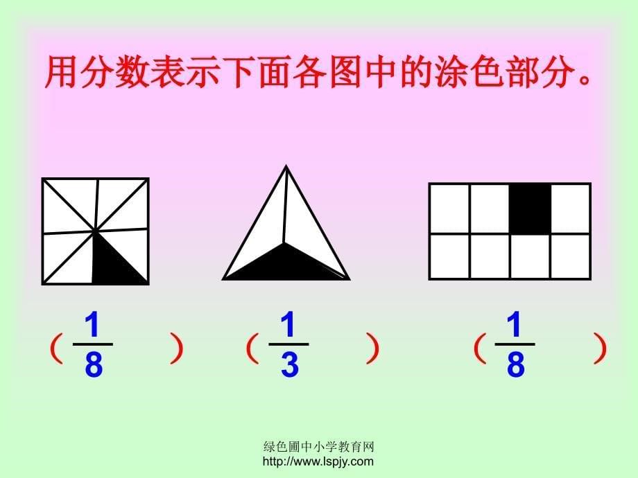 苏教版数学三年级上册认识几分之一公开课PPT课件_第5页