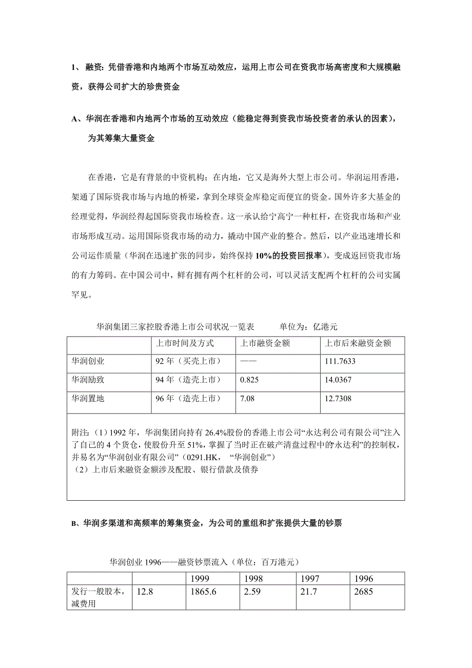 华润集团资本运营分析_第4页