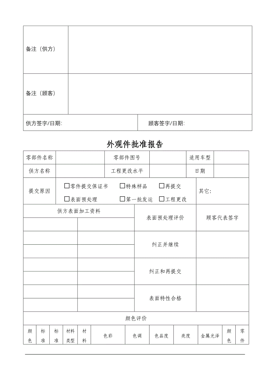 PPAP送样阶段表单范本格式doc20（天选打工人）.doc_第4页