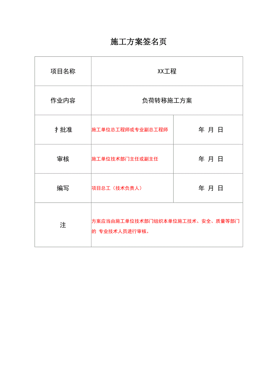 8XX工程负荷转移施工方案_第3页