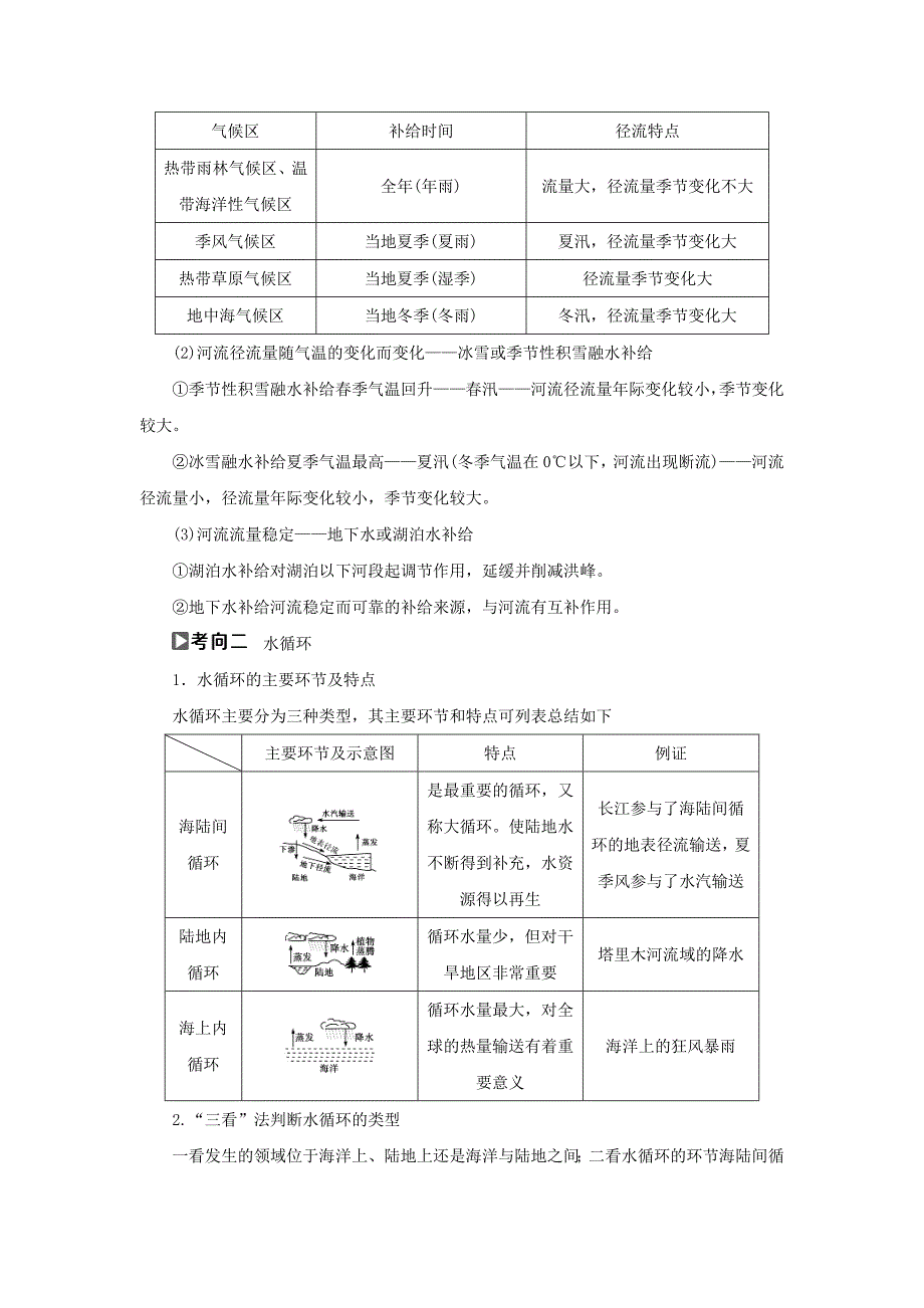 新教材 高考一轮9自然界的水循环和水资源的合理利用练习_第4页