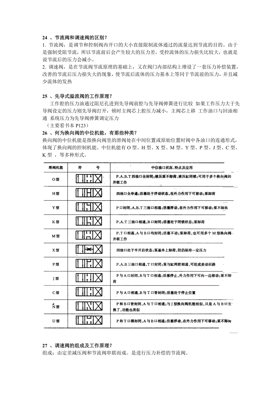 液压复习提纲与答案_第4页