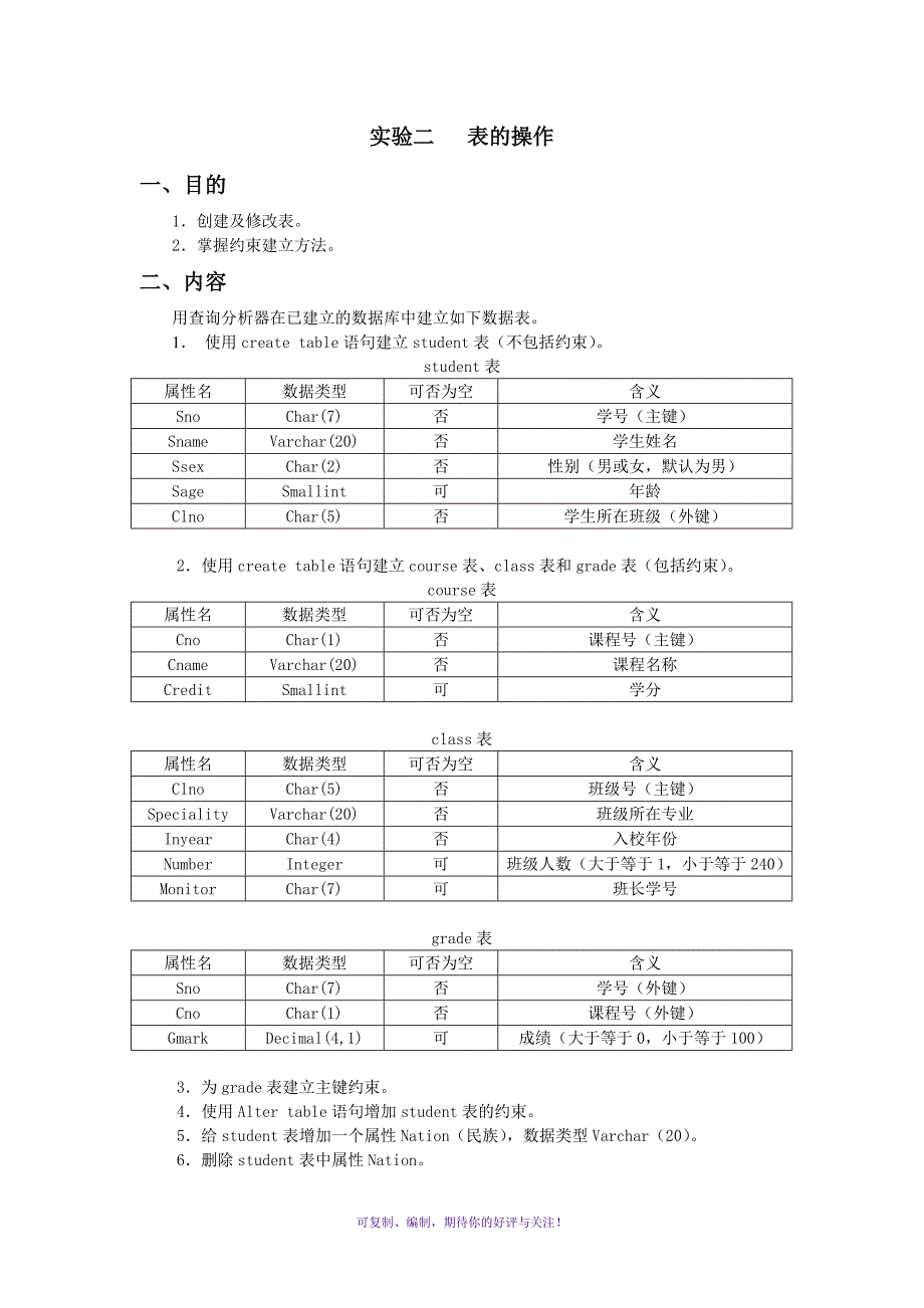 11121数据库应用技术实验指导书09级Word版_第4页