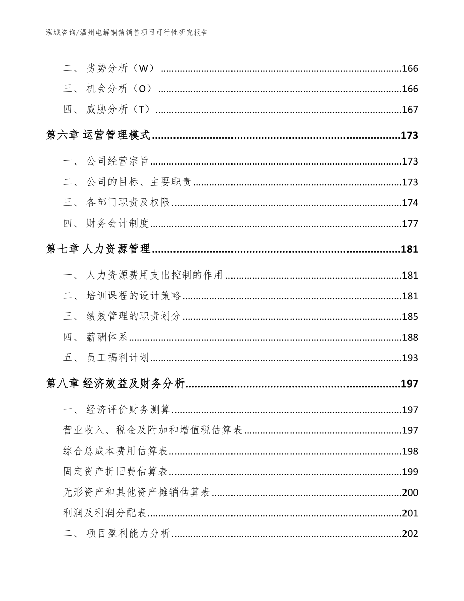 温州电解铜箔销售项目可行性研究报告【范文】_第4页