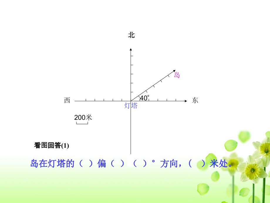 人教版新版小学六年级数学上册位置与方向PPT课件_第2页