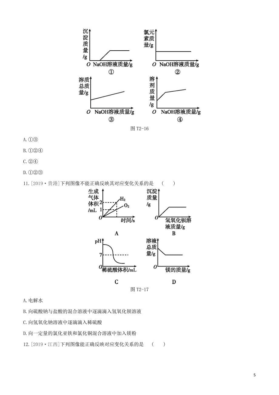 福建专版2020中考化学复习方案题型突破02图像题试题202005152115.docx_第5页