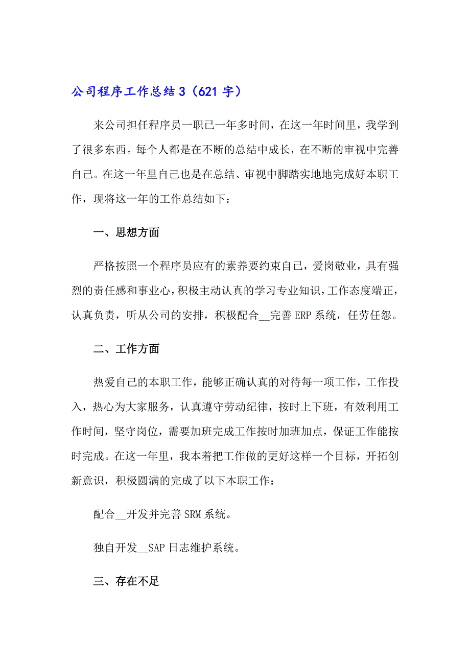 公司程序工作总结_第4页