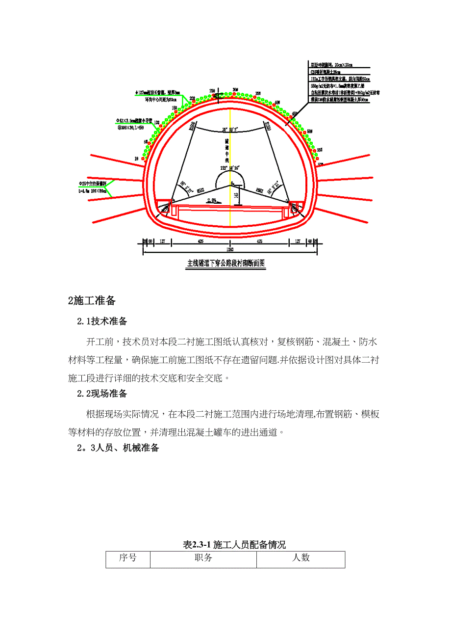 【整理版施工方案】隧道二衬首件施工总结(DOC 12页)_第3页