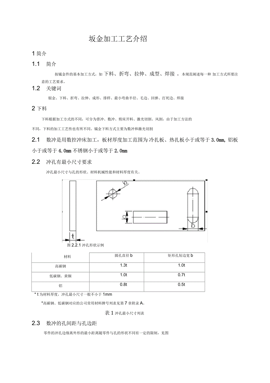 钣金加工工艺培训材料_第1页