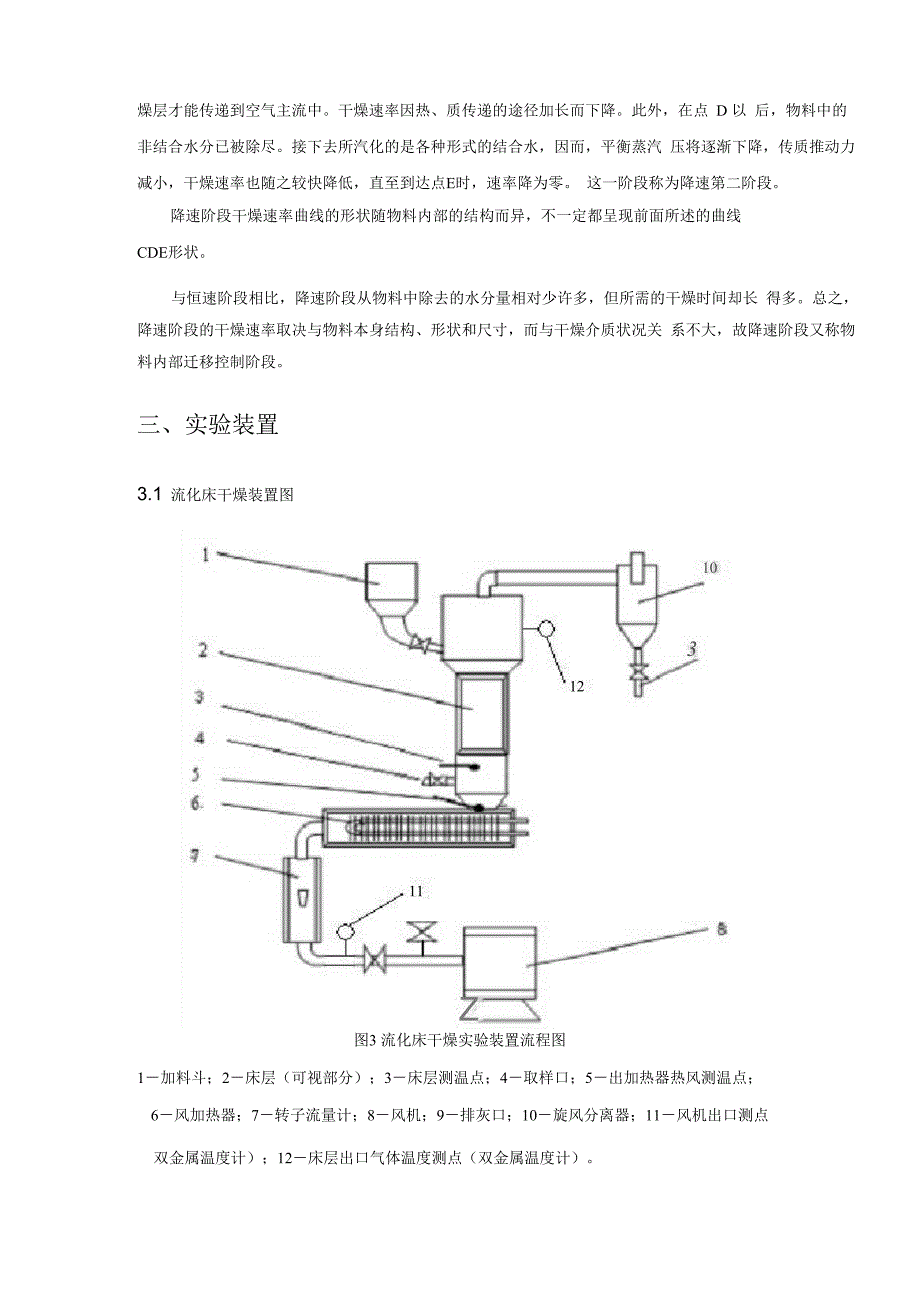 流化床干燥实验——流化床和洞道干燥_第4页