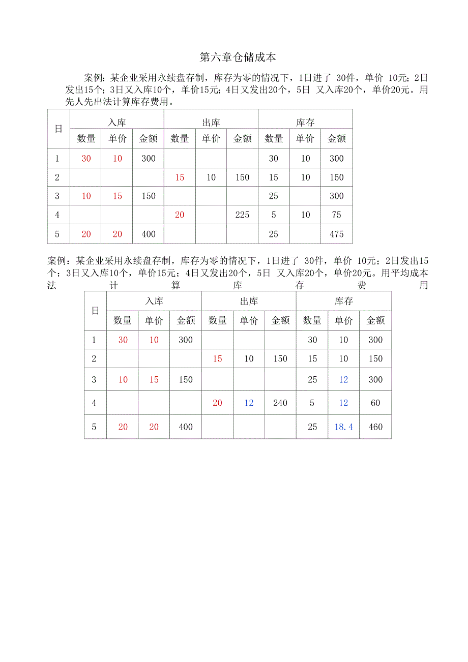 物流成本计算题_第4页