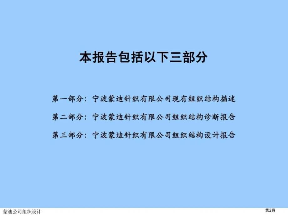 服装服装企业组织诊断与设计咨询报告_第2页