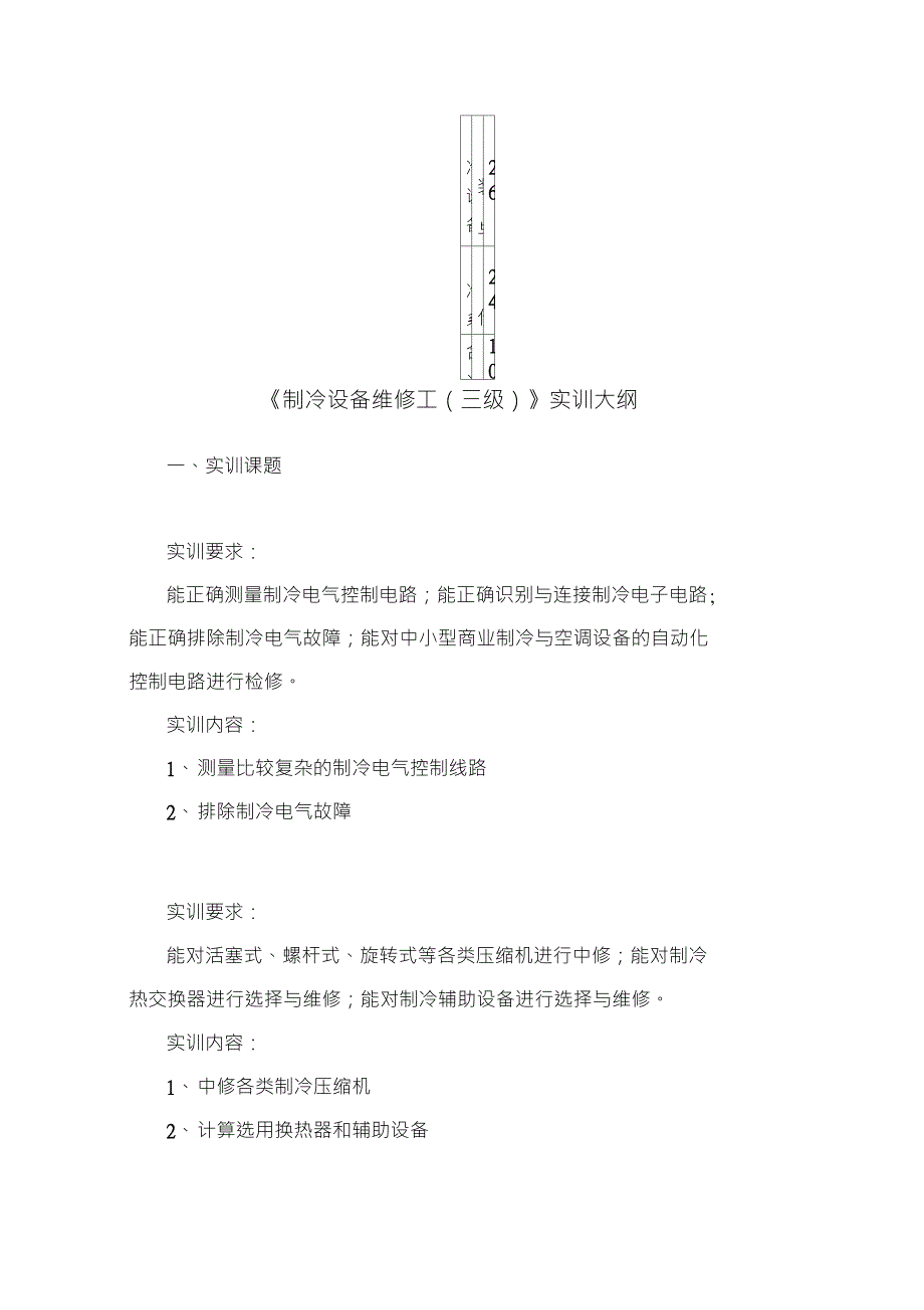 制冷设备维修工大纲_第3页